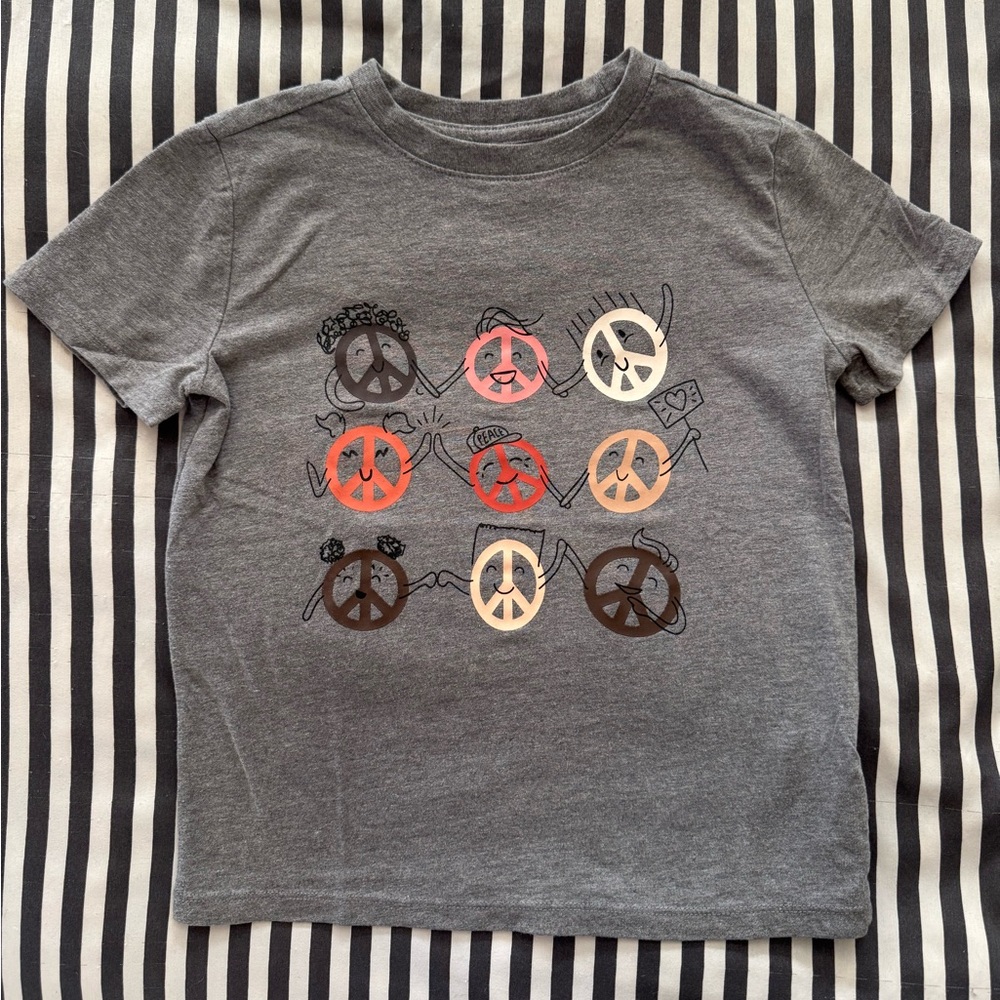 Cat and Jack toddler peace shirt